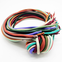 Vente en gros d'usine, 410 couleurs en stock, cordon rond en polyester coloré de 3 à 10 mm pour lacets