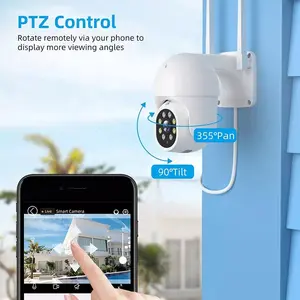 Boa Qualidade Wifi PTZ Camera Cam Câmera De Vigilância Ao Ar Livre H.265 Security Protection Cam