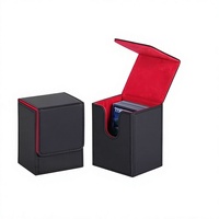 Boîte de rangement pour cartes de jeu de collection FX Top Loader Binder avec logo personnalisé, fermeture magnétique, protection contre le blocage des cartes