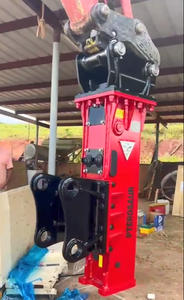 פטיש הידראולי להתקנת עמודי גדר וקידוח בטון, אספלט ומחצבות, קומפקטי ומתאים להריסה, עבור מחפרים במשקל 4-7 טון. - Product Image 6