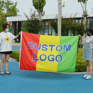 Entrega Rápida en 48h Banderas con Impresión de Logotipo Personalizado al por Mayor Bandera Publicitaria Promocional - Product Image 5