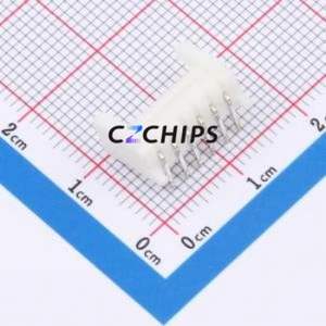 HC-HY-6AW Wire-to-Board Pin Header Bent Lead Through Hole,P=2mm Connector 1x6P 2mm Right Angle Insert HY - Product Image 2