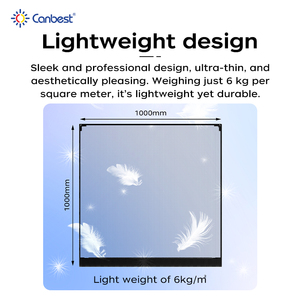 Canbest trong nhà 6 mét trong suốt <span class=keywords><strong>LED</strong></span> Glass Màn hình hiển thị P10 P3 siêu mỏng linh hoạt trong suốt <span class=keywords><strong>LED</strong></span> bức tường video cho cửa sổ bán lẻ - Product Image 4