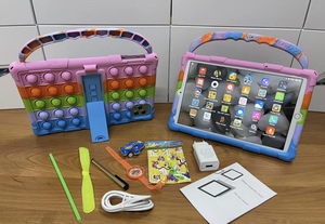 Kids <b>Tablet</b> PC 10.1 Inch IOS Capacitive Touchscreen Wi-Fi Drop Resistance Educational For Children <b>With</b> Pop It Case - Product Image 4