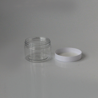 Pot vide en plastique PET de crème cosmétique avec couvercle pour animaux de compagnie Vente en gros Différentes capacités différentes 50ml 80ml 100ml 120ml 150ml 200ml 250ml