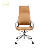 Chaise de direction en cuir moderne de luxe multicolores, chaise de bureau de direction en cuir moderne pour PDG