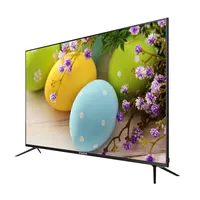 도매 가격 50 55 65 인치 스마트 Led Tv 4K Hd 텔레비전 세트 Led 디코더 Tv
