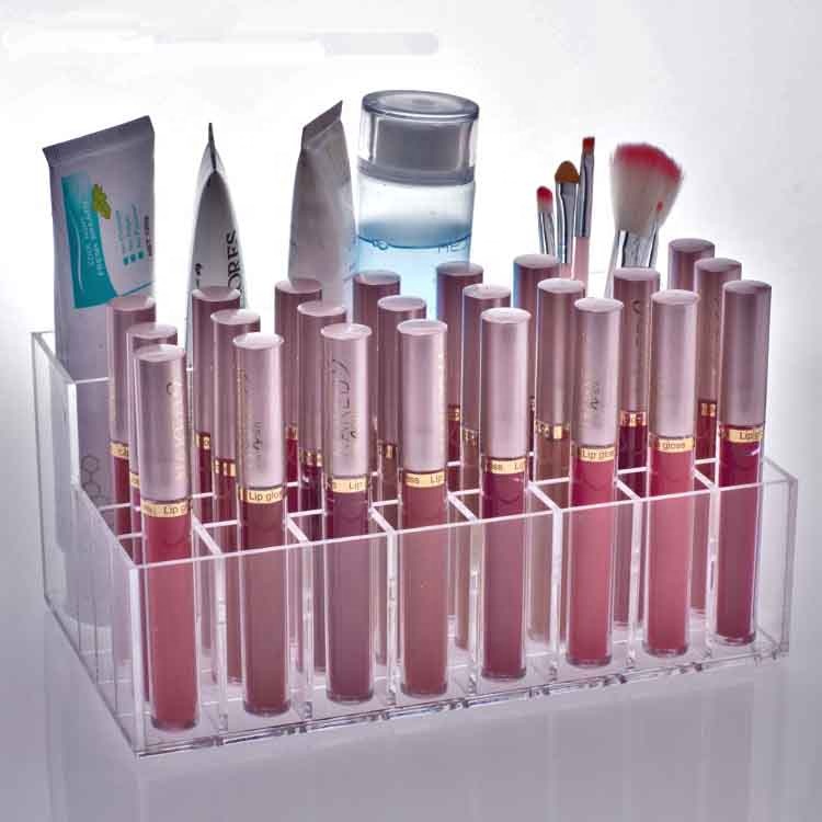 Высокое качество оргстекла круглый бальзам для губ блеск для губ Губная помада дисплей стенд