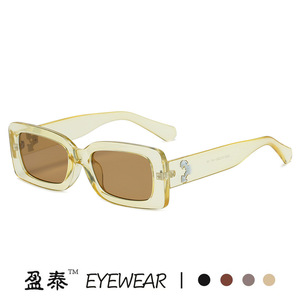 Yingtai Eyewear <b>Square</b> <b>Sunglasses</b> UV400 PC Frame Unisex Fashion Sunshades - Product Image 3