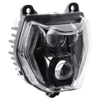 Phare LED pour moto certifié Emark pour Kawasaki KLX 150 150L 150BF D-Tracker 150 2016-2023, accessoires de phare LED projecteur