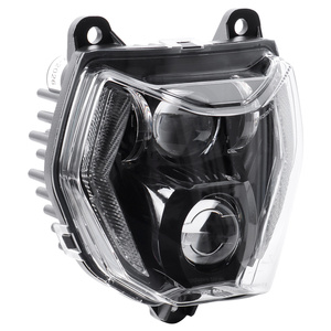 ไฟหน้ารถมอเตอร์ไซค์ LED ได้รับการรับรอง Emark สำหรับ Kawasaki <span class=keywords><strong>KLX</strong></span> 150 <span class=keywords><strong>150L</strong></span> 150BF D-Tracker 150 ปี 2016-2023 พร้อมอุปกรณ์เสริมไฟโปรเจคเตอร์ LED - Product Image 4