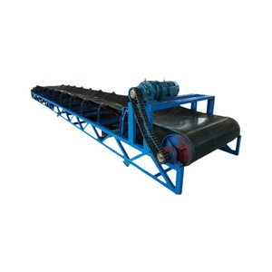 Convoyeur à courroie en V Fuxin 1000 mm en caoutchouc, vitesse réglable, construction durable - Product Image 4