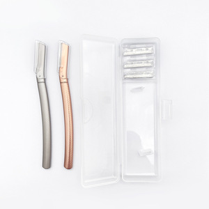 Luma nhãn hiệu riêng cắt tóc thẳng dao cạo cho nam giới và phụ nữ Kẽm hợp kim kim loại dermaplaning lông mày tông đơ - Product Image 1