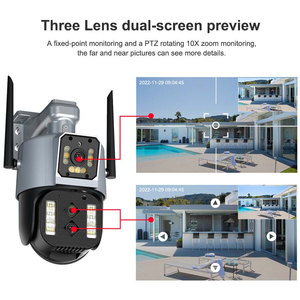 Năng lượng mặt trời bảng điều khiển điện không dây tiêu thụ điện năng cực thấp tầm nhìn ban đêm hai cách PIR con người Video CCTV <span class=keywords><strong>Camera</strong></span> - Product Image 6