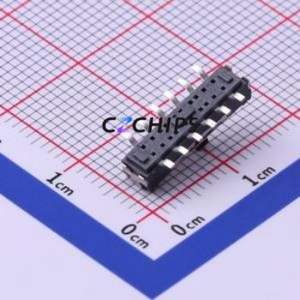 K3-2268P Slide Switch SMD Switch 4-Pole Double Throw Rectangle Pin Header Gull Wing Type 14.9mm - Product Image 2