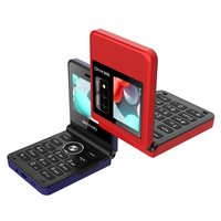 Pantalla dual de 2,4 pulgadas 2G GSM Doble Tarjeta Sim Batería grande botón plegable función teléfonos