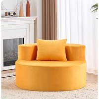 Fauteuil inclinable simple en mousse haute densité, pièce unique, courbé et compressé, modèle BTCS016 pour la maison ou l'appartement