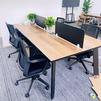 Station de travail créative moderne pour 2 personnes, Center d'appels, bureau, matériel de personnel