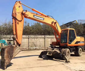 Les machines de construction de terrassement ont utilisé la pelle hydraulique à DH210W-7 roues Doosan en très bon état en vente - Product Image 3