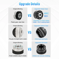 Bagian Printer 3D Creality K2 Plus Extruder Transmission Reduction Gear K2Plus Filament Drive Gears untuk Seri K2