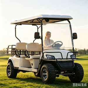 Voiture électrique de tourisme haut de gamme 8 places avec grand toit, pare-brise pliable et sièges imperméables – Véhicule tout-terrain pour visites en campagne - Product Image 1