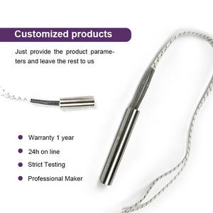 חימום מוט חשמלי לבן יחיד קצה לבן 100 מ "מ 220v 300w מחסנית מכונת אריזה חומר חימום אלמנט עבור מגש איטום - Product Image 5