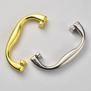Modern Minimalist Industrial Style <b>Cabinet</b> Door Handle 85mm Hole Spacing Zinc Alloy Bar Shape <b>Gold</b> And Silver - Product Image 3