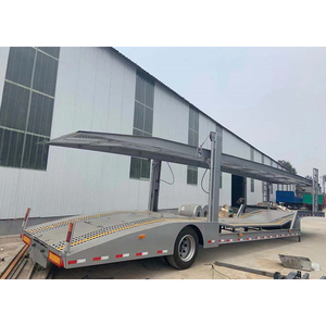 Giá tốt nhất Nhà Máy vận chuyển nóng bán 2 & 3 trục thép và nhôm bán Trailer xe trailer tàu sân bay - Product Image 3