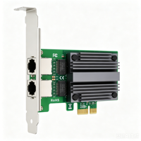Tarjeta de Red PCl Express de 2 Puertos 2.5G Intel 1225-T2 1226-T2