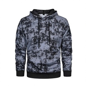 Sweat-shirt unisexe à col ras du cou et demi-fermeture éclair, en fibre de bambou épaisse, double couche, imprimé, avec logo personnalisé, vente en gros, coupe courte - Product Image 4