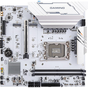 เมนบอร์ดเดสก์ท็อป Magic Solid B860PRO-W/B DDR5 M ATX รองรับซีพียู LGA1851 ช่องสัญญาณคู่ รองรับหน่วยความจำ DDR5 64GB ใหม่ รองรับการถ่ายโอนข้อมูลความเร็วสูง - Product Image 2
