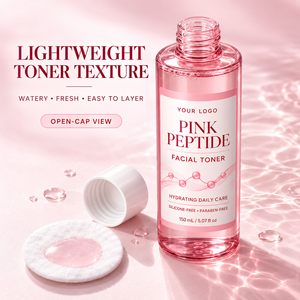 โทนเนอร์หน้าใสสูตรกุหลาบเกาหลี PDRN ไนอะซินาไมด์ เปปไทด์ สีชมพู สำหรับผิวกระจ่างใส ชุ่มชื้น และต่อต้านริ้วรอย - Product Image 3
