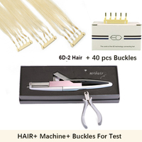 Extension de cheveux 6d deuxième génération le 2ème outils d'extensions de cheveux 6d Machine d'extension de cheveux 6d