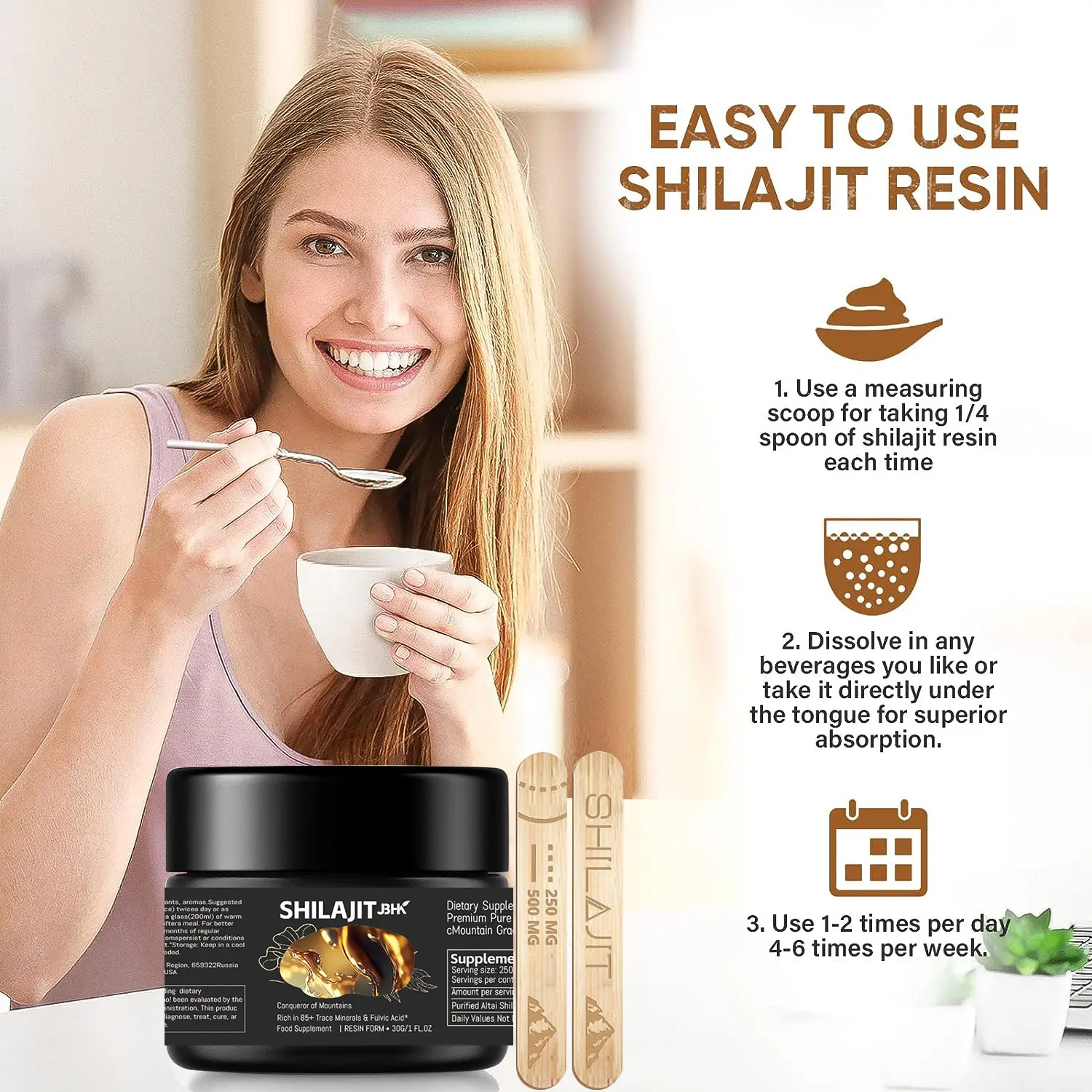 Rainwood Supply Pure Himalayan30g Complément alimentaire Shilajit Resin
