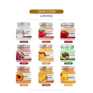 Venta al por mayor orgánico todo natural mar sal belleza cara piel exfoliante blanqueamiento café cara y cuerpo exfoliante - Product Image 6