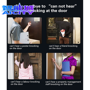 Sheng Qiong - Timbre Inalámbrico de Nuevo Diseño con Enchufe EU/US, Timbre Inteligente con Batería, 110V-220V - Product Image 5