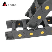 45*100mm MTS Type de pont Chaîne de câble en nylon renforcé Pont en plastique Guide de câble flexible sur chenilles à vendre