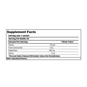 Complément alimentaire Shilajit en sachets pour adultes - Product Image 2