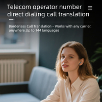 Écouteurs Traducteurs IA : Traduction et Enregistrement Instantanés, Voix Intelligente en Temps Réel, 144 Langues, Casque avec Application Compagnon