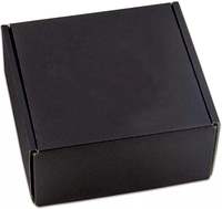 Boîtes d'emballage de luxe avec laminage mat et logo en feuille d'or, boîtes d'expédition personnalisées, boîte d'emballage imprimée recto verso pour cadeau