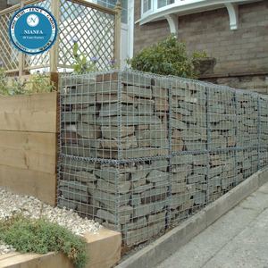 <strong>Gabion</strong> Wall with Covers Retaining Wall Welded Mesh <strong>Gabion</strong> Baskets Plain Weave Galvanized <strong>Steel</strong> Wire Welding - Product Image 1