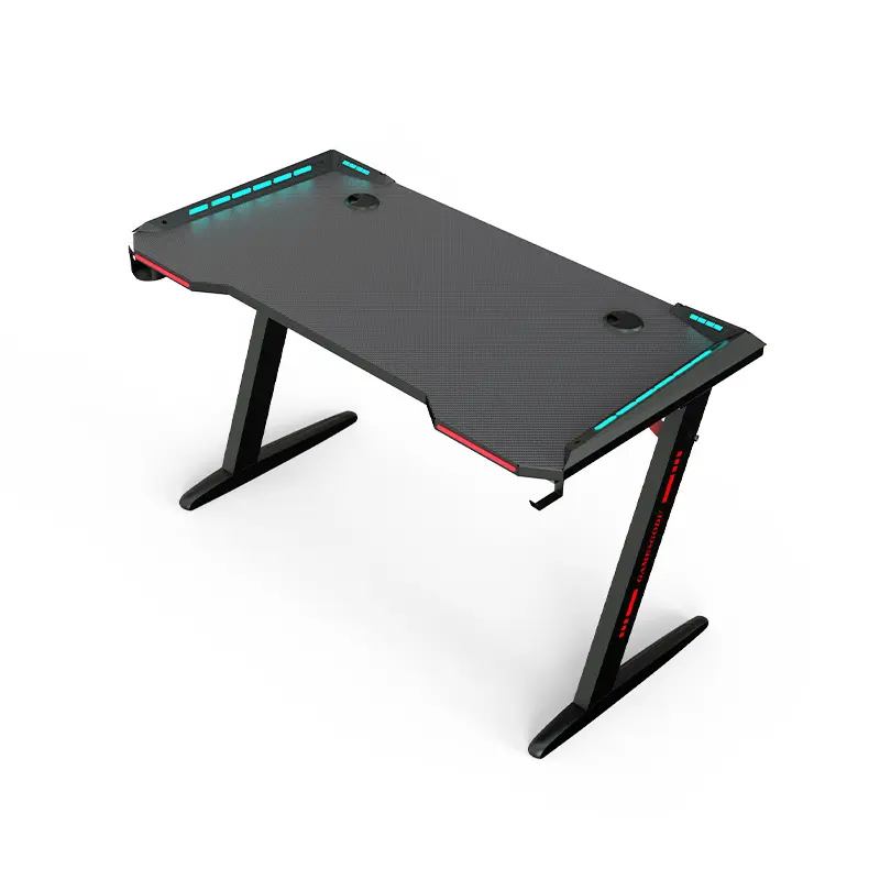 Pc Stijl Game Bureau Met Aanraken Swift Rgb Licht Racing Gaming Tafel