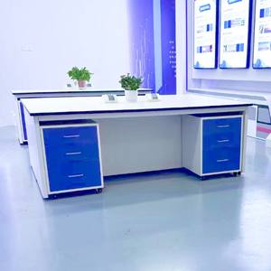 طاولة عمل تجارية و طاولة عمل لطب الأسنان بزاوية طاولة عمل كيميائيةخزانات مختبر متحركة - Product Image 2