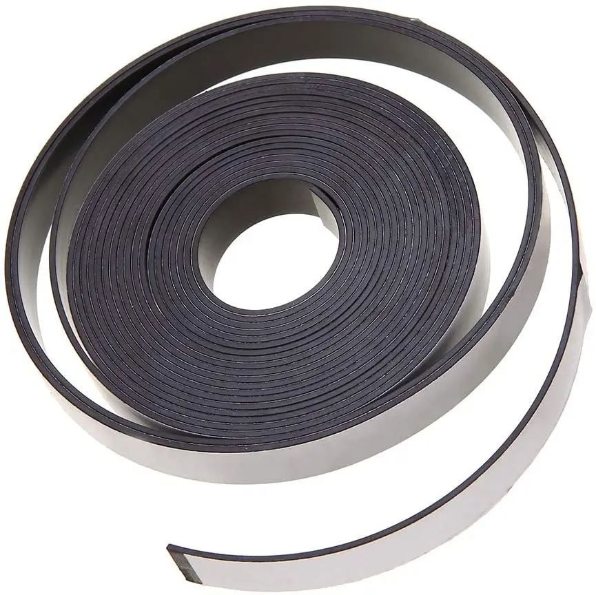 Factory directly supply rubber magnet strip adhesive magnetic tape flexible magnetic tape