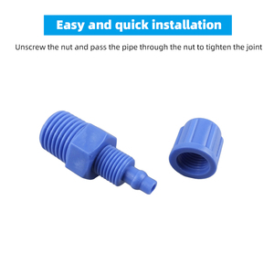 Chủ đề Bộ chuyển đổi nhựa 90 độ góc phải màu xanh keo khớp pha chế van thức ăn khớp ống nối ống nối 1 năm - Product Image 5