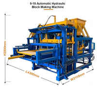 Machine de fabrication de blocs hydraulique entièrement automatique utilisant du ciment, du sable et des déchets de construction, à haut niveau de sécurité