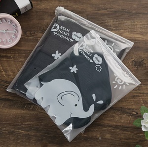 Sacs d'emballage pour vêtements, sacs en plastique givrés avec fermeture éclair sans trou d'aération pour vêtements, t-shirts - Product Image 3