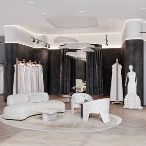 Présentoir de Magasin de Vêtements, Portant à Vêtements, Étagère à Vêtements, Armoire de Présentation, Mobilier de Magasin de Détail - Product Image 1