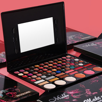 Palette de fards à paupières Menow E477 OEM/ODM, marque de cosmétiques, outils de maquillage avancés, 78 couleurs, longue tenue, imperméable, brillant, haute pigmentation