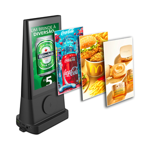 Sáng tạo 8 inch Tabletop quảng cáo Sạc hiển thị <span class=keywords><strong>Player</strong></span> - <span class=keywords><strong>Battery</strong></span> Powered kỹ thuật số biển kiosk - Product Image 3